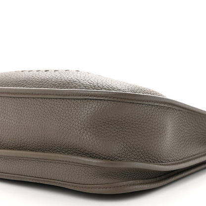 Hermes Taurillon Clemence Evelyne III PM Etain 10 of 10