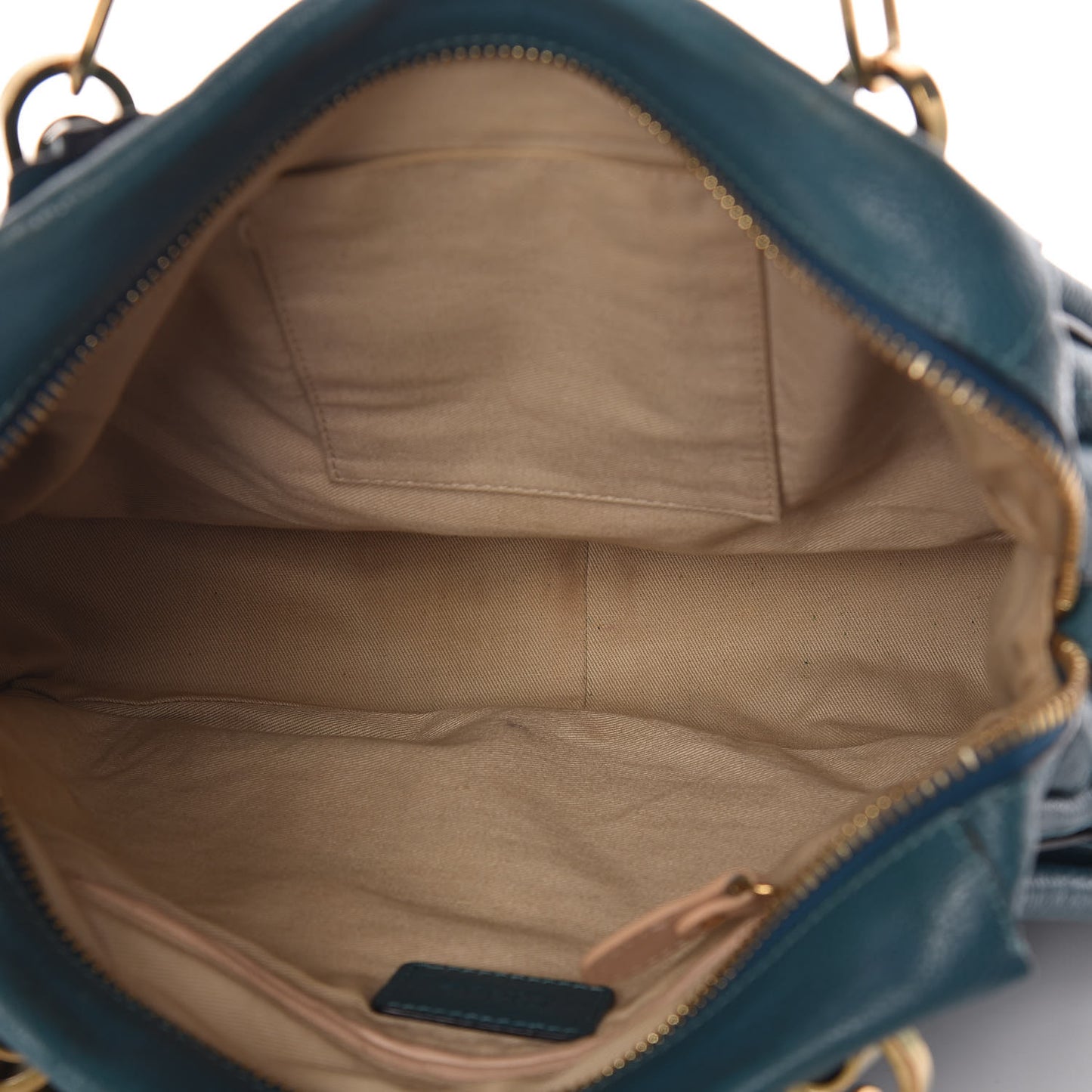 Calfskin Medium Paraty Peacock Blue