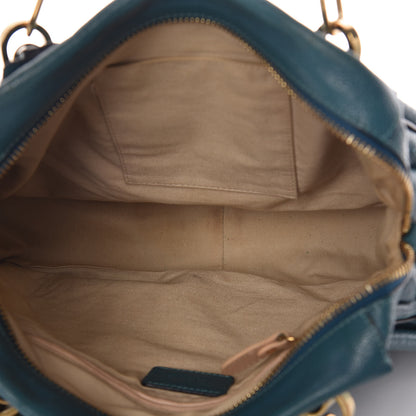Chloe Calfskin Medium Paraty Peacock Blue 6 of 10