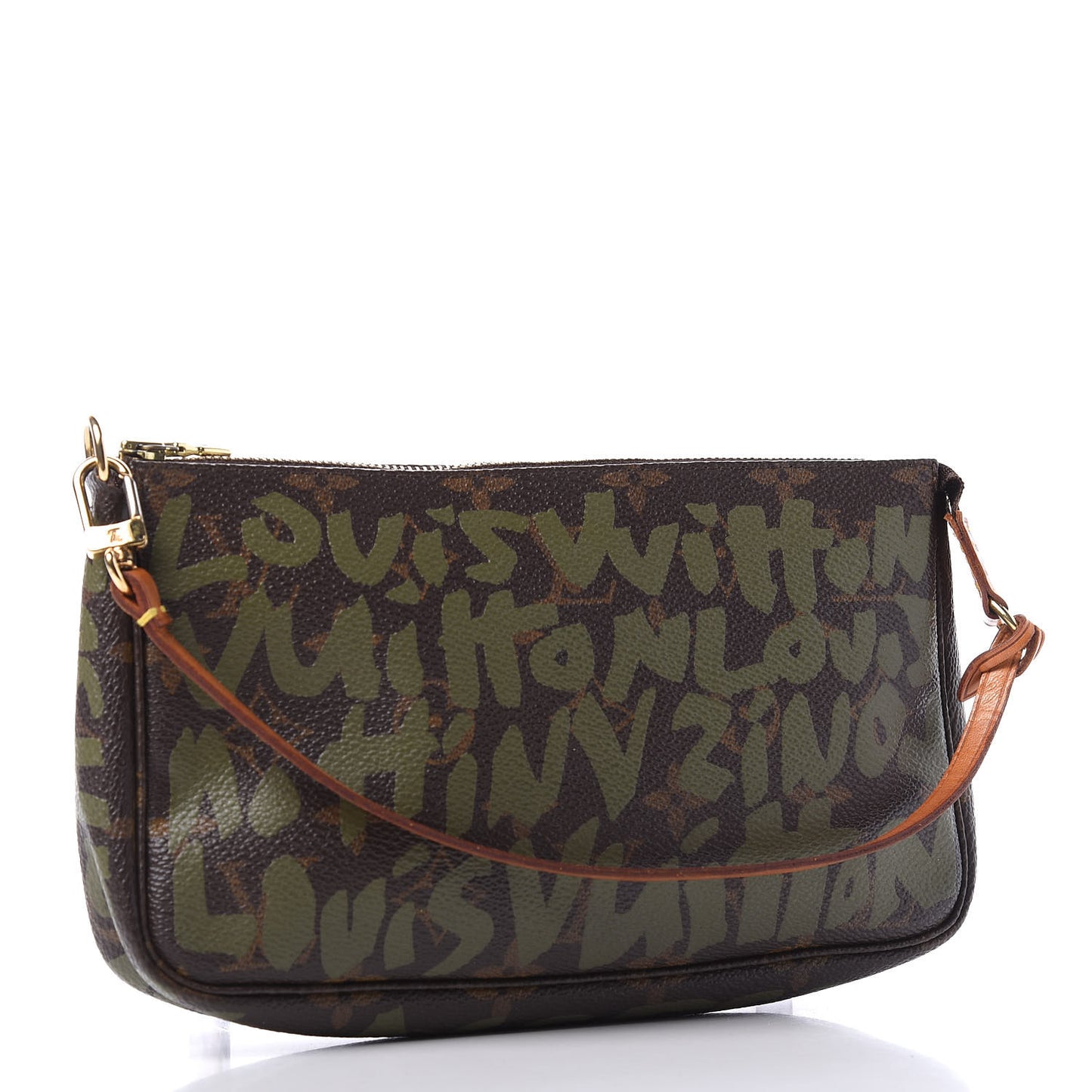 Monogram Graffiti Pochette Accessories Kaki