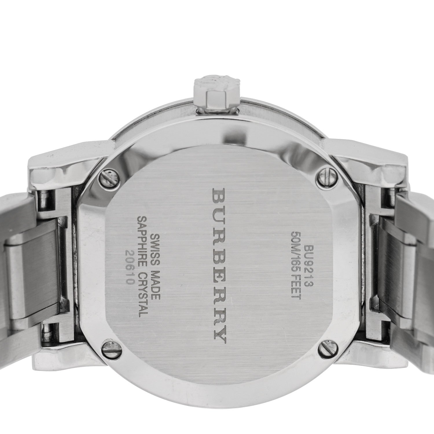 Burberry Stainless Steel Diamond 27mm Heritage Quartz Watch BU9213 4 of 5