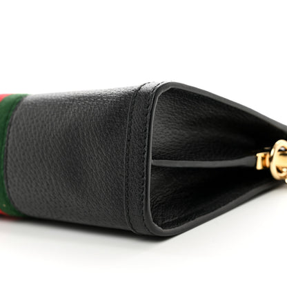 Gucci Calfskin GG Web Small Ophidia Chain Shoulder Bag Black 10 of 10