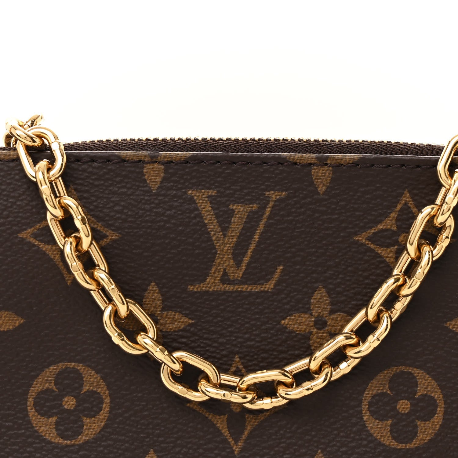 Louis Vuitton Monogram Chain Pochette Accessories 7 of 10