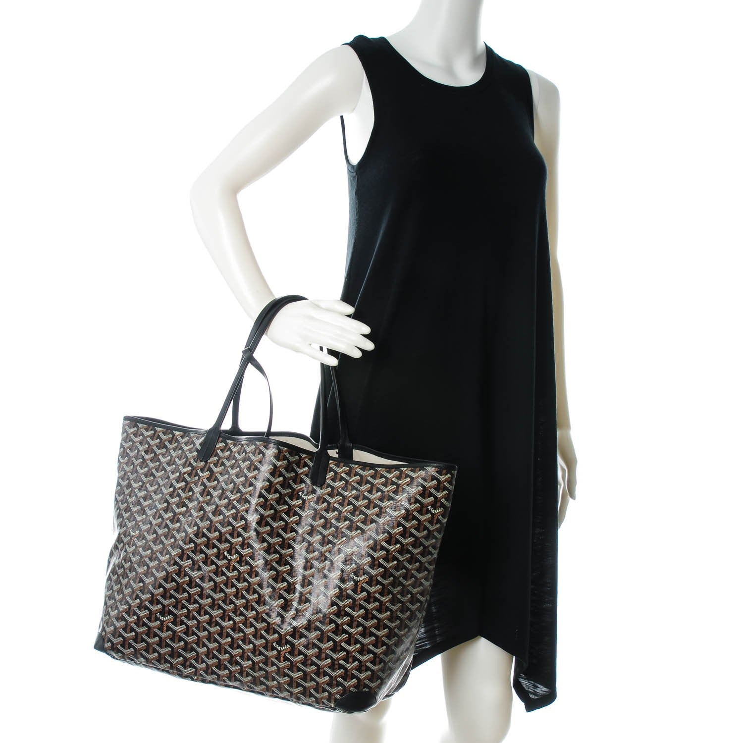 Goyard Goyardine Saint Louis GM Black 2 of 9
