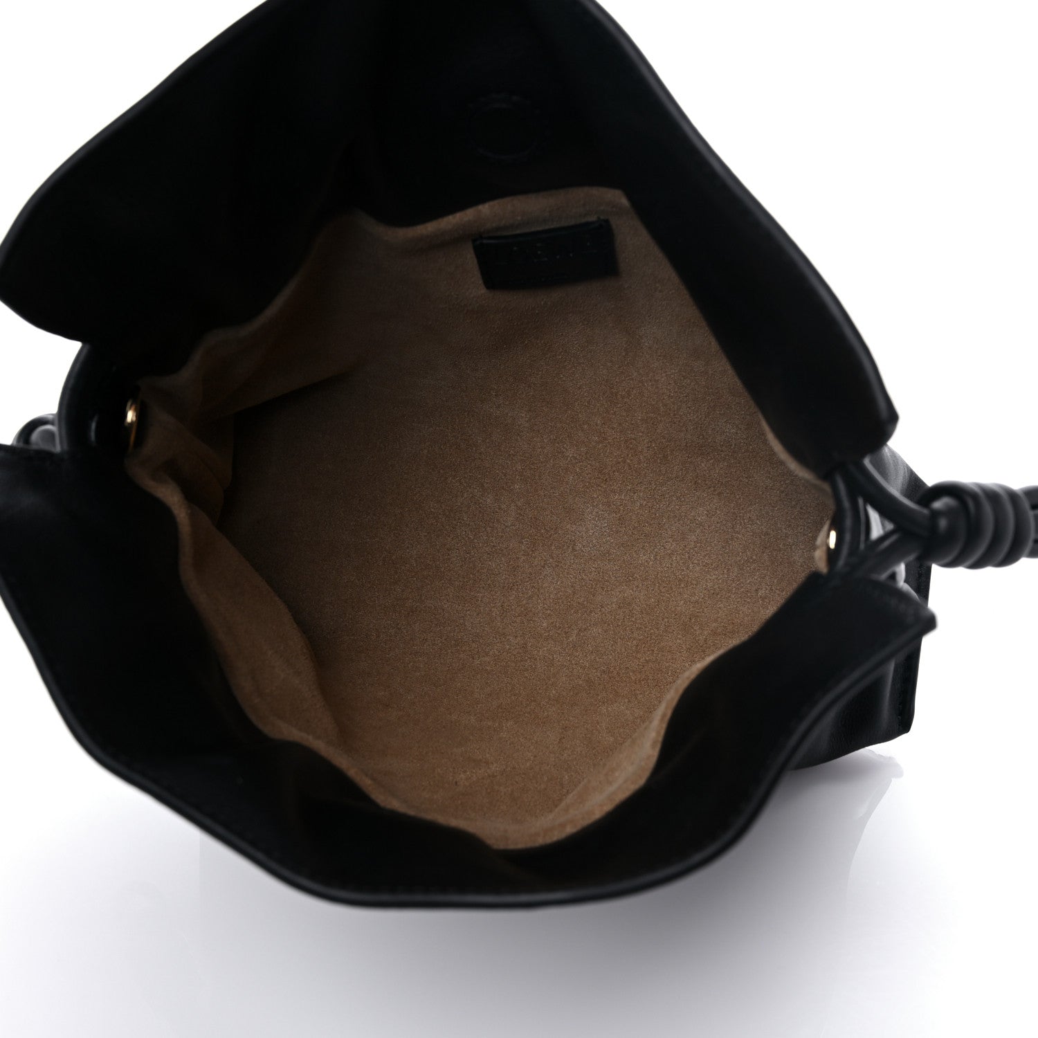 Loewe Nappa Calfskin Mini Flamenco Knot Clutch With Chain Black 4 of 8
