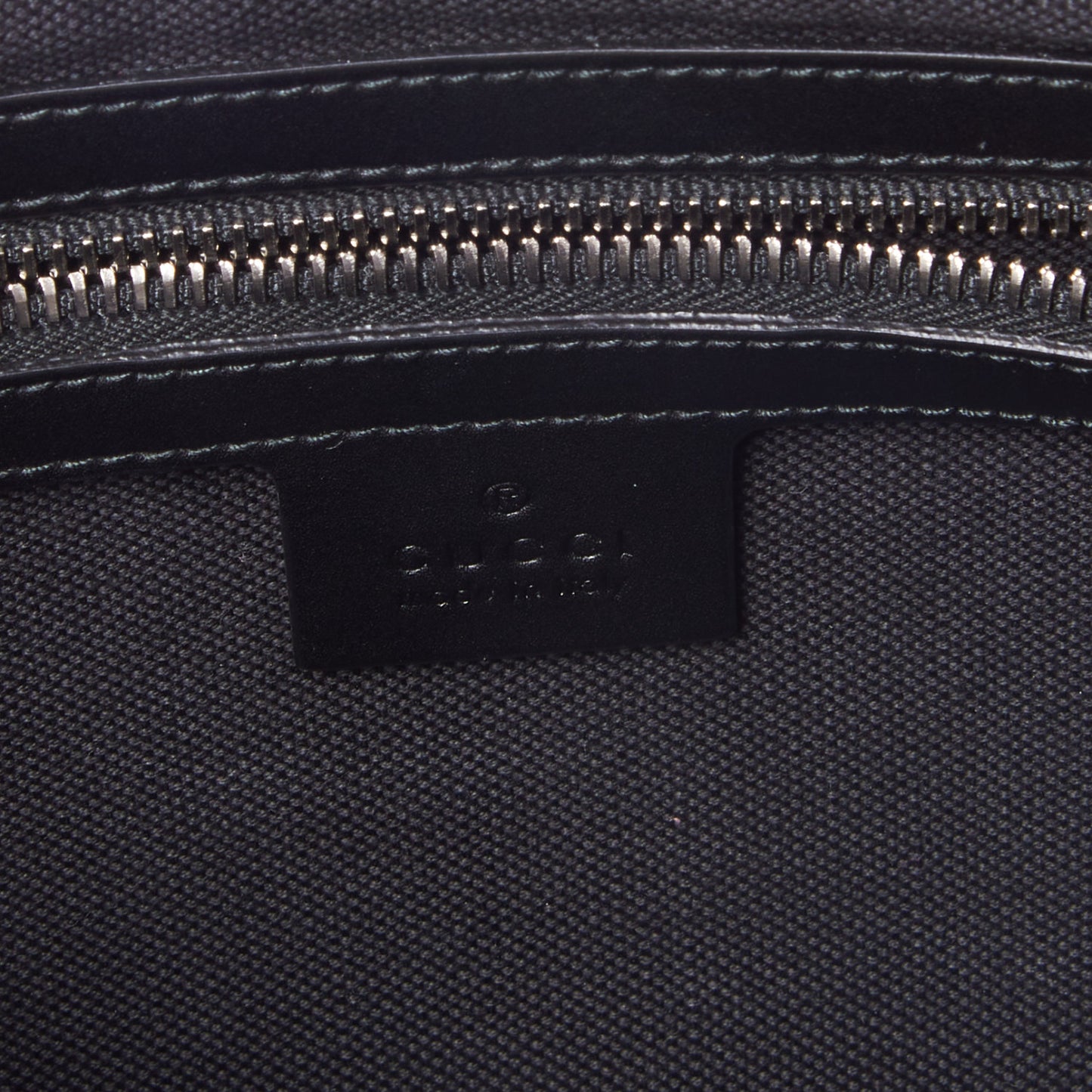 Soft GG Supreme Monogram Web Belt Bag Black Grey