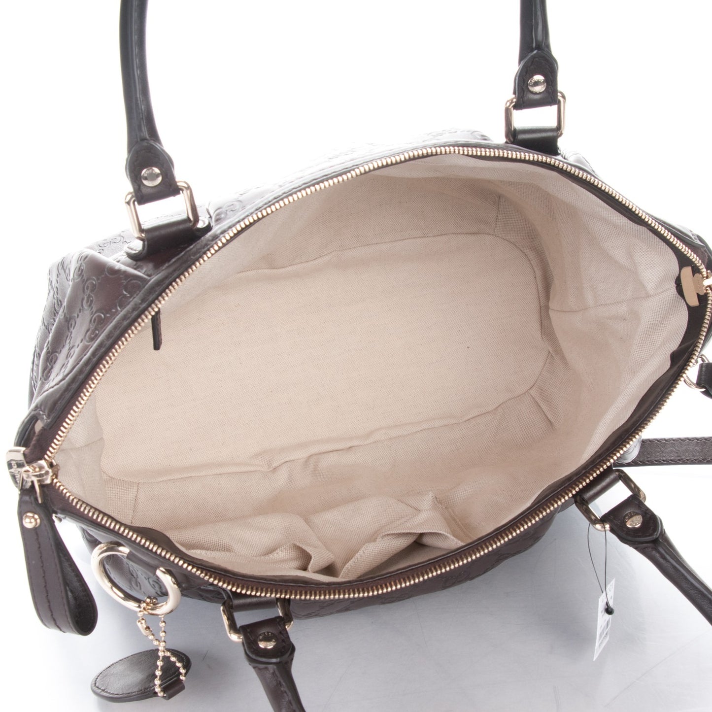 Guccissima Large Sukey Top Handle Bag Chocolate