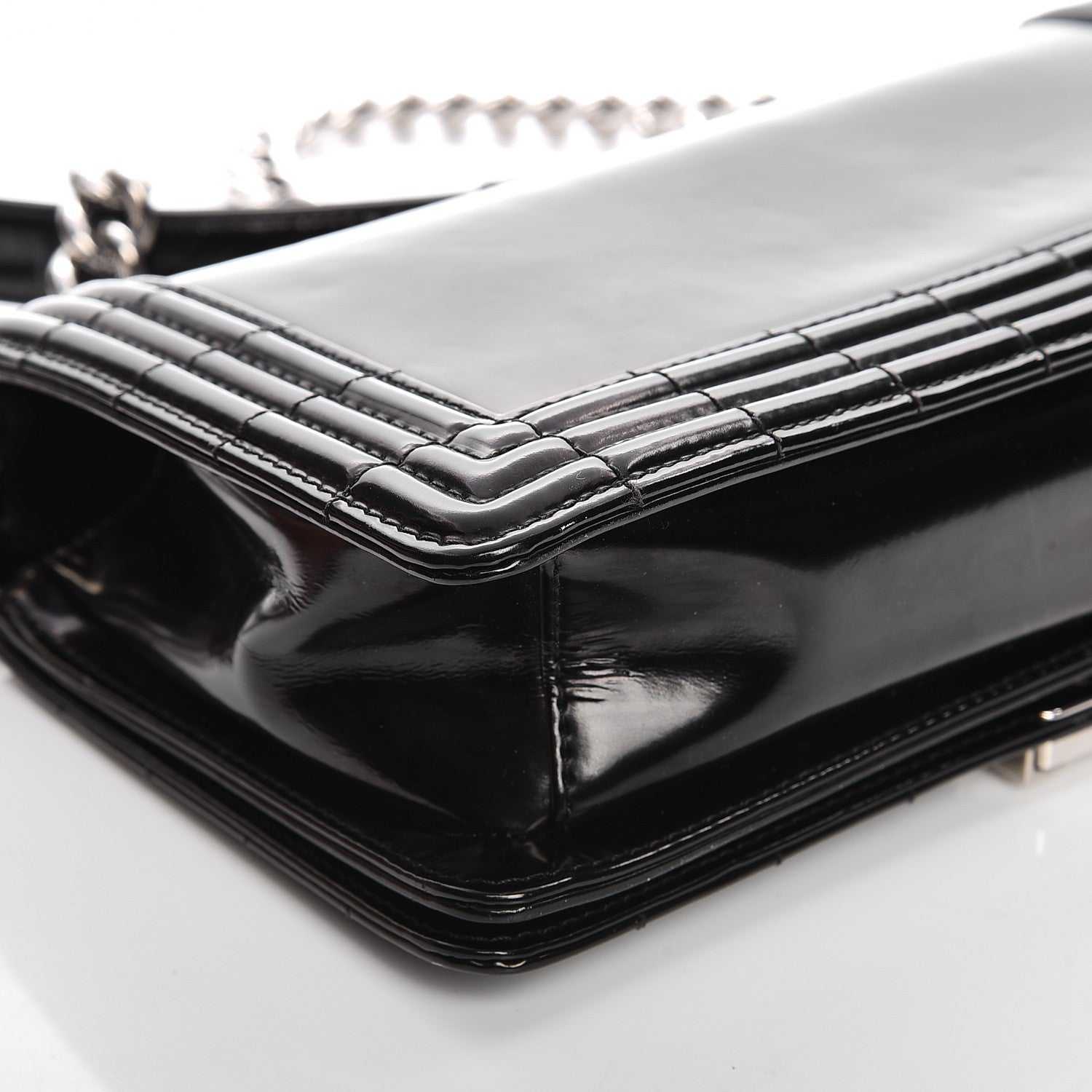 Chanel Glazed Calfskin Medium Boy Flap Black 10 of 13