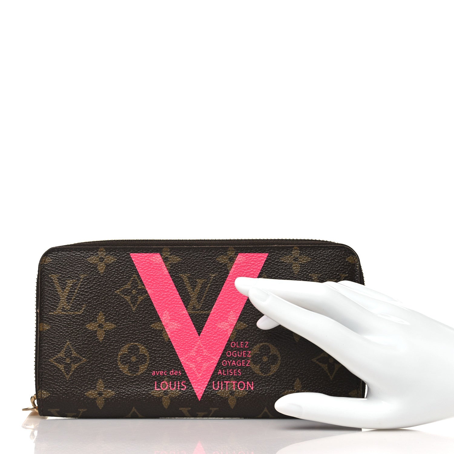 Louis Vuitton Monogram V Zippy Wallet Grenade 2 of 6