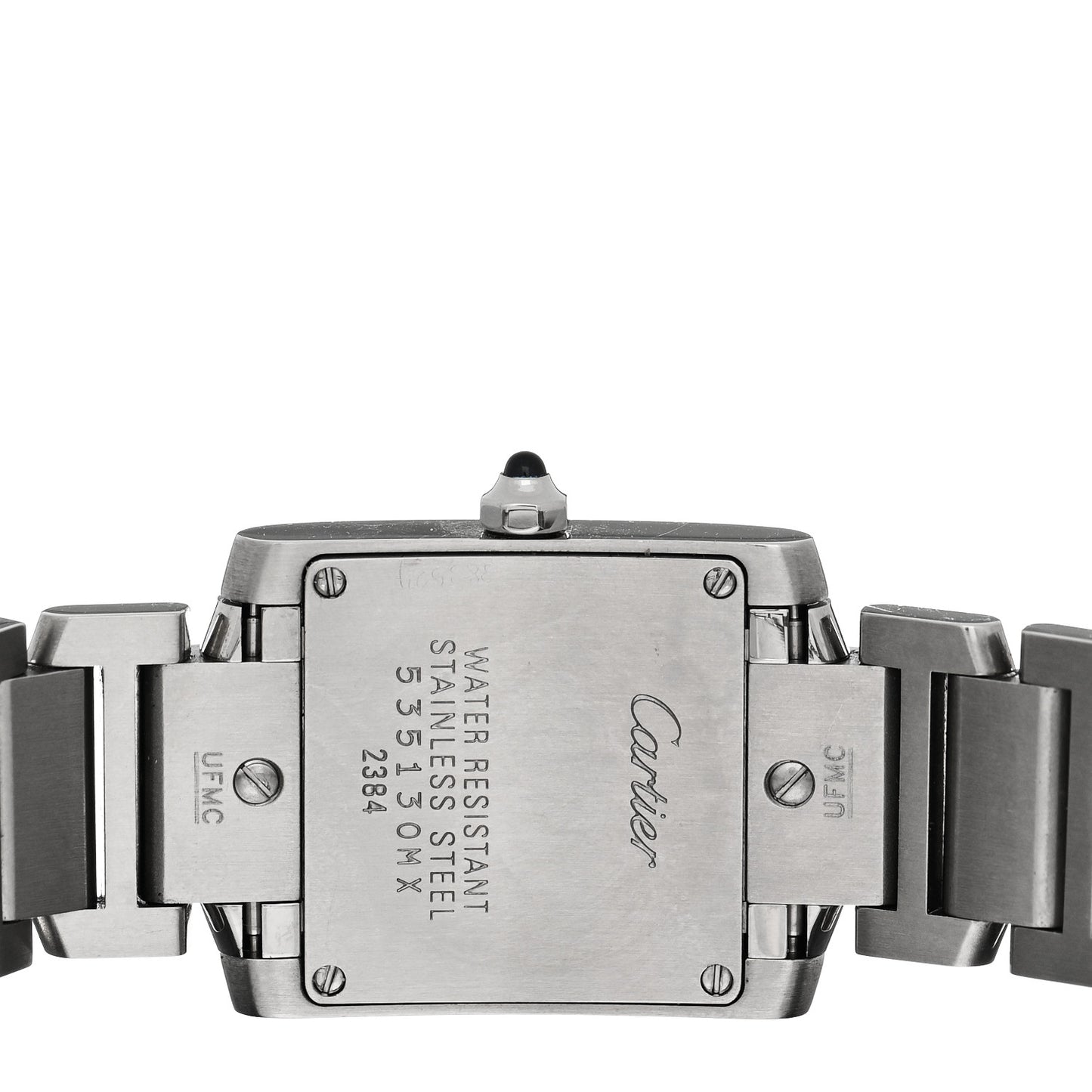 Stainless Steel 20mm Tank Francaise Quartz Watch