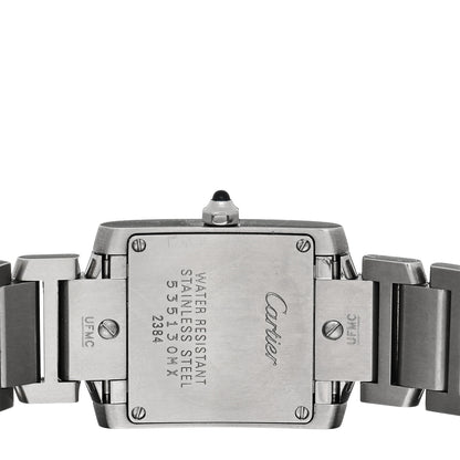 Cartier Stainless Steel 20mm Tank Francaise Quartz Watch 4 of 5