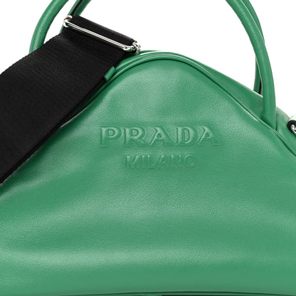Prada Grace Lux Triangle Top Handle Shoulder Bag Mango 8 of 10