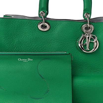 Christian Dior Bullcalf Large Diorissimo Tote Green 10 of 15