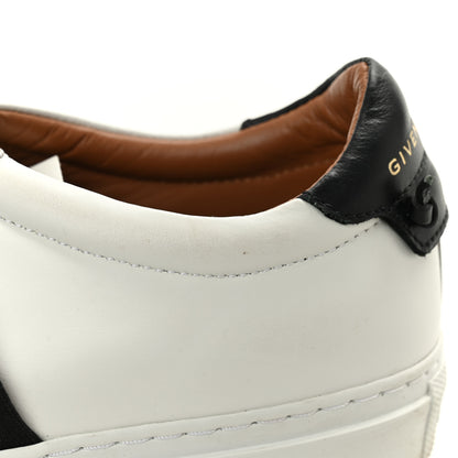 Givenchy Calfskin Band Logo Womens City Sport Sneakers 38.5 White Black 12 of 13
