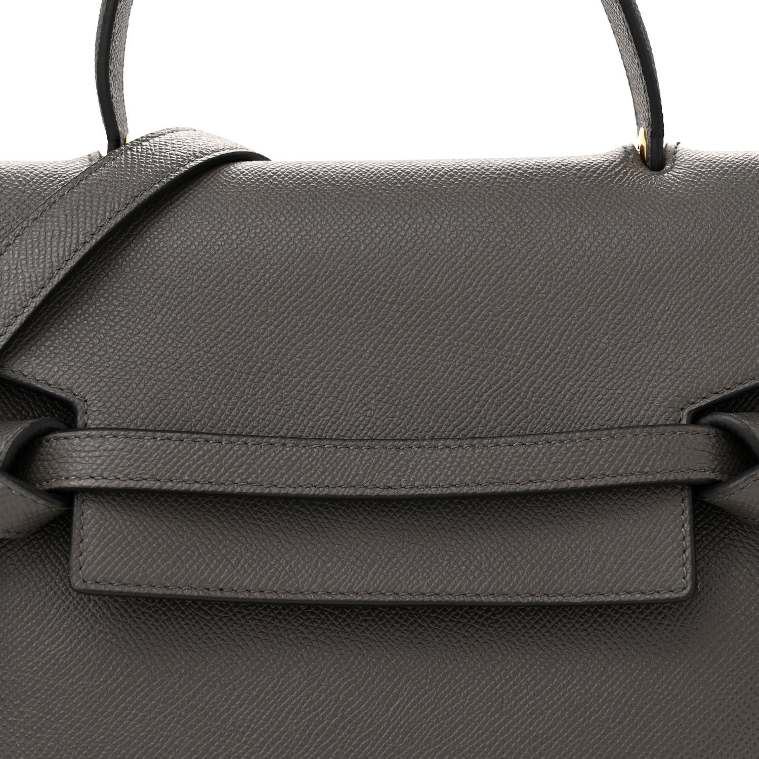 Celine Grained Calfskin Micro Belt Bag Grey 8 of 14