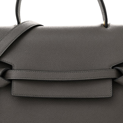Celine Grained Calfskin Micro Belt Bag Grey 8 of 14