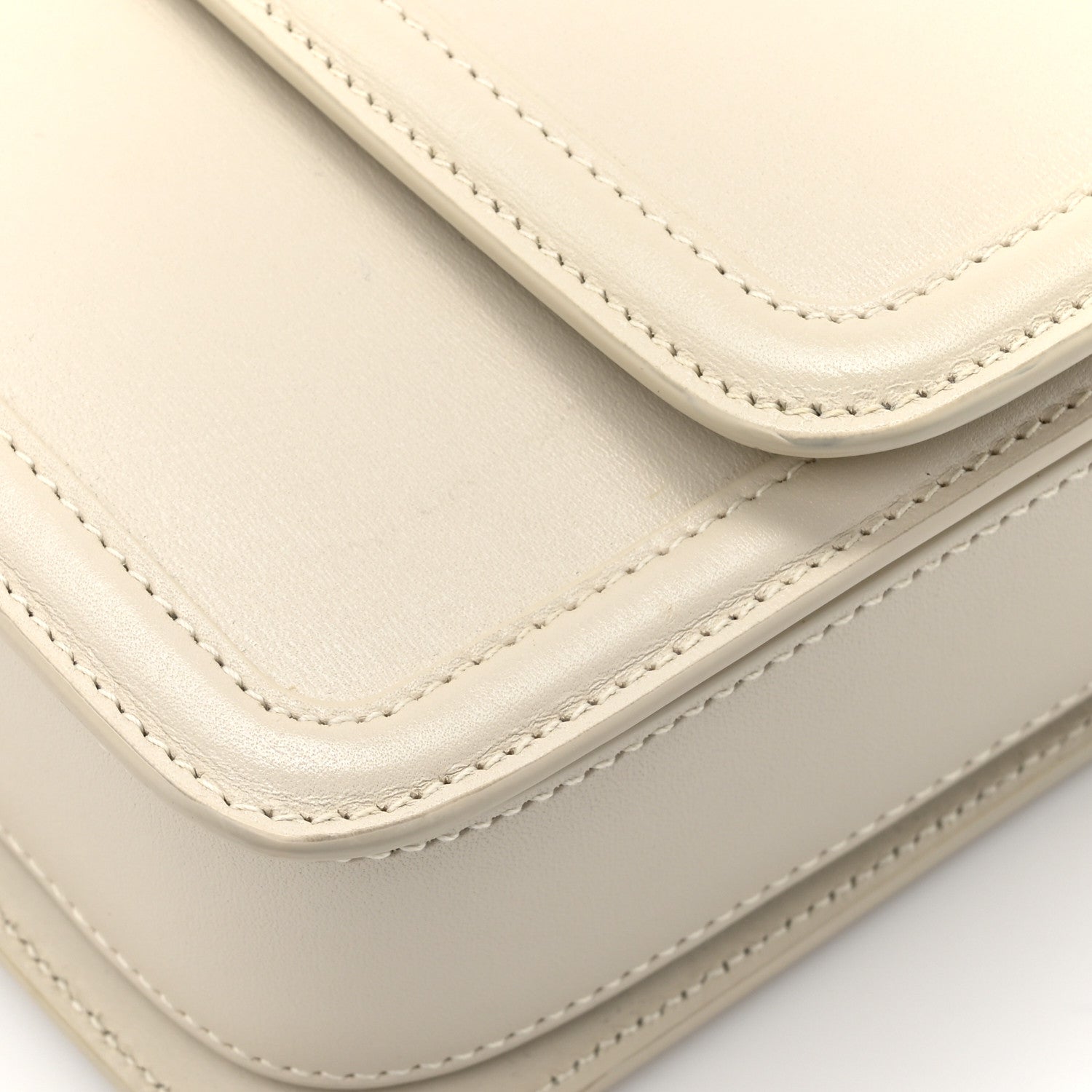 Saint Laurent Box Calfskin Monogram Medium Solferino Satchel Crema Soft 12 of 18