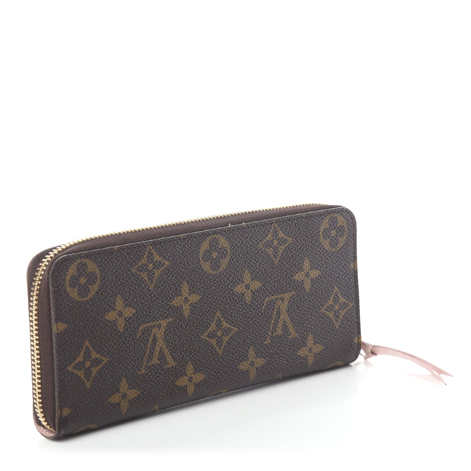 Louis Vuitton Monogram Clemence Wallet Rose Ballerine 2 of 6