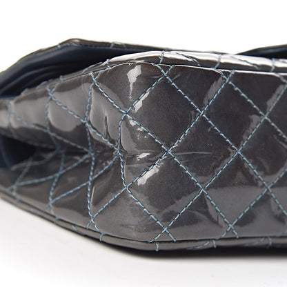 Chanel Patent Quilted 2.55 Reissue 225 Flap Blue 20 of 22