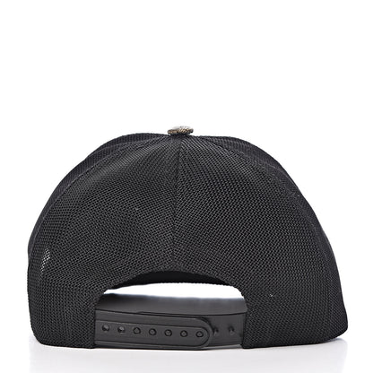 Gucci GG Supreme Monogram Bosco Patch Baseball Hat 57 Beige Malva 4 of 8