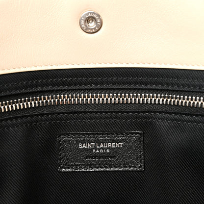 Saint Laurent Vitello Large Rive Gauche Tote Sea Salt 6 of 10