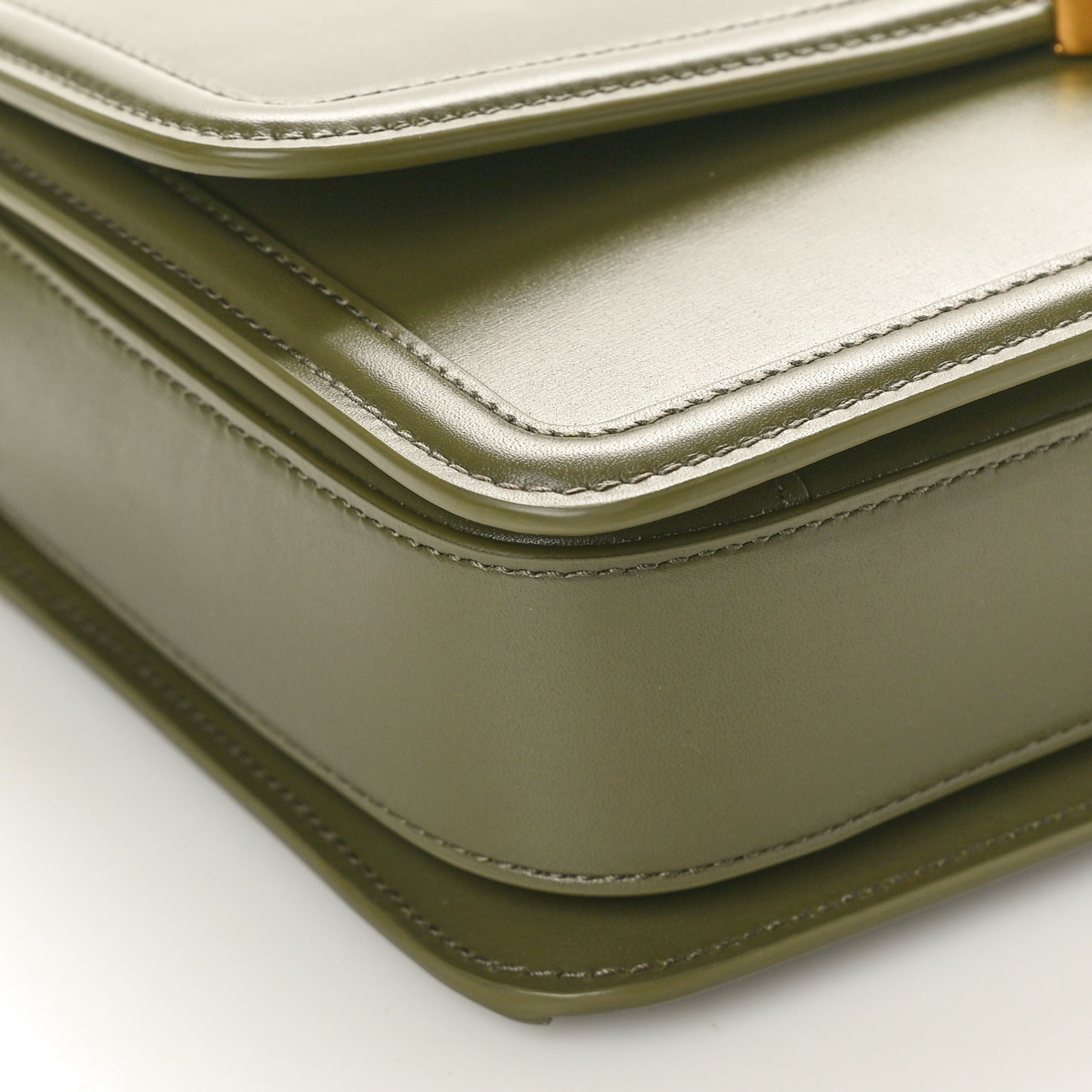 Box Calfskin Monogram Medium Solferino Satchel Loden Green