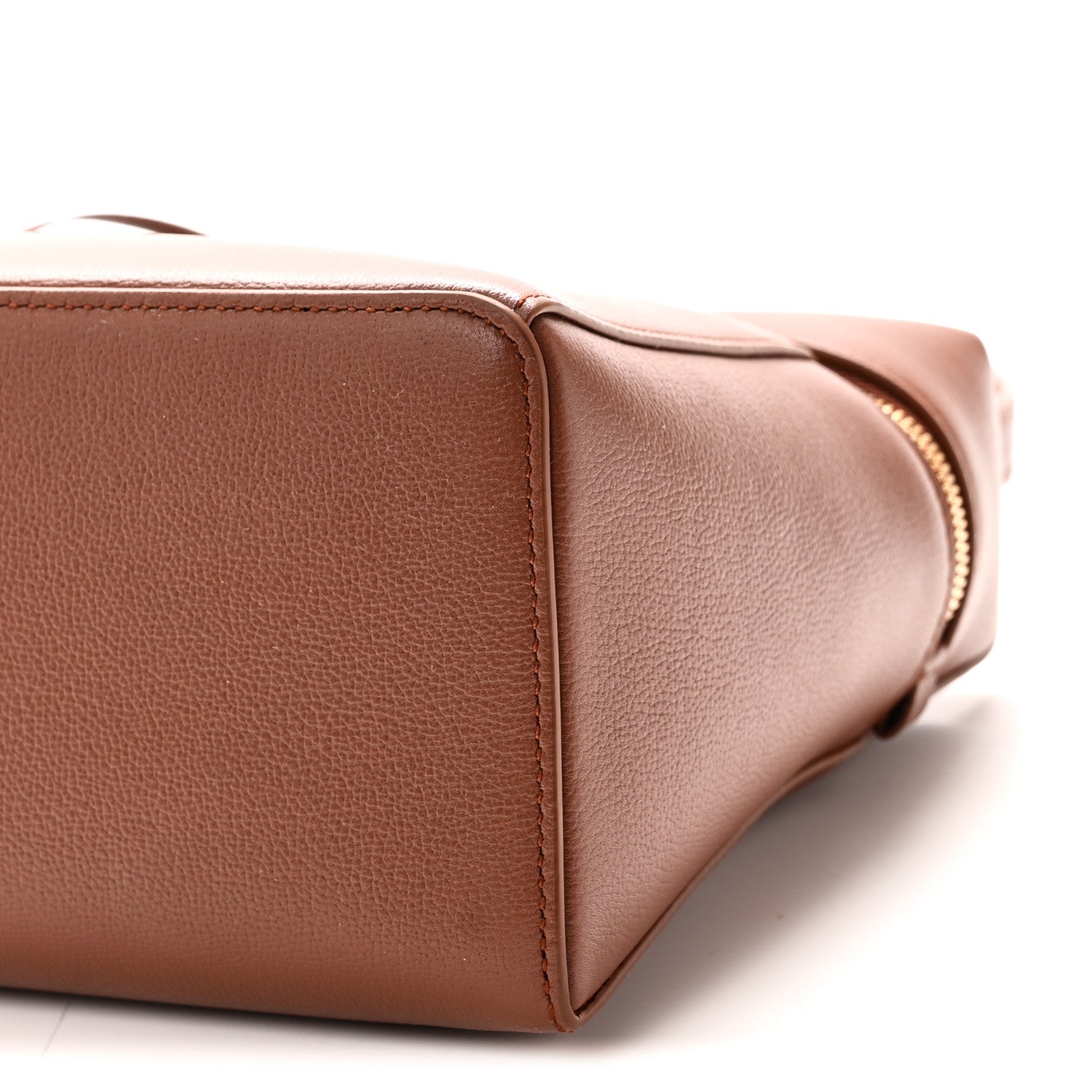 Loro Piana Grained Calfskin Extra Bag L27 Burnt Tan 9 of 9