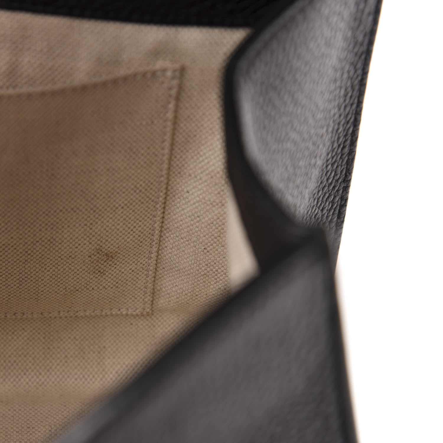 Gucci Calfskin Mini GG Marmont Top Handle Bag Black 9 of 15