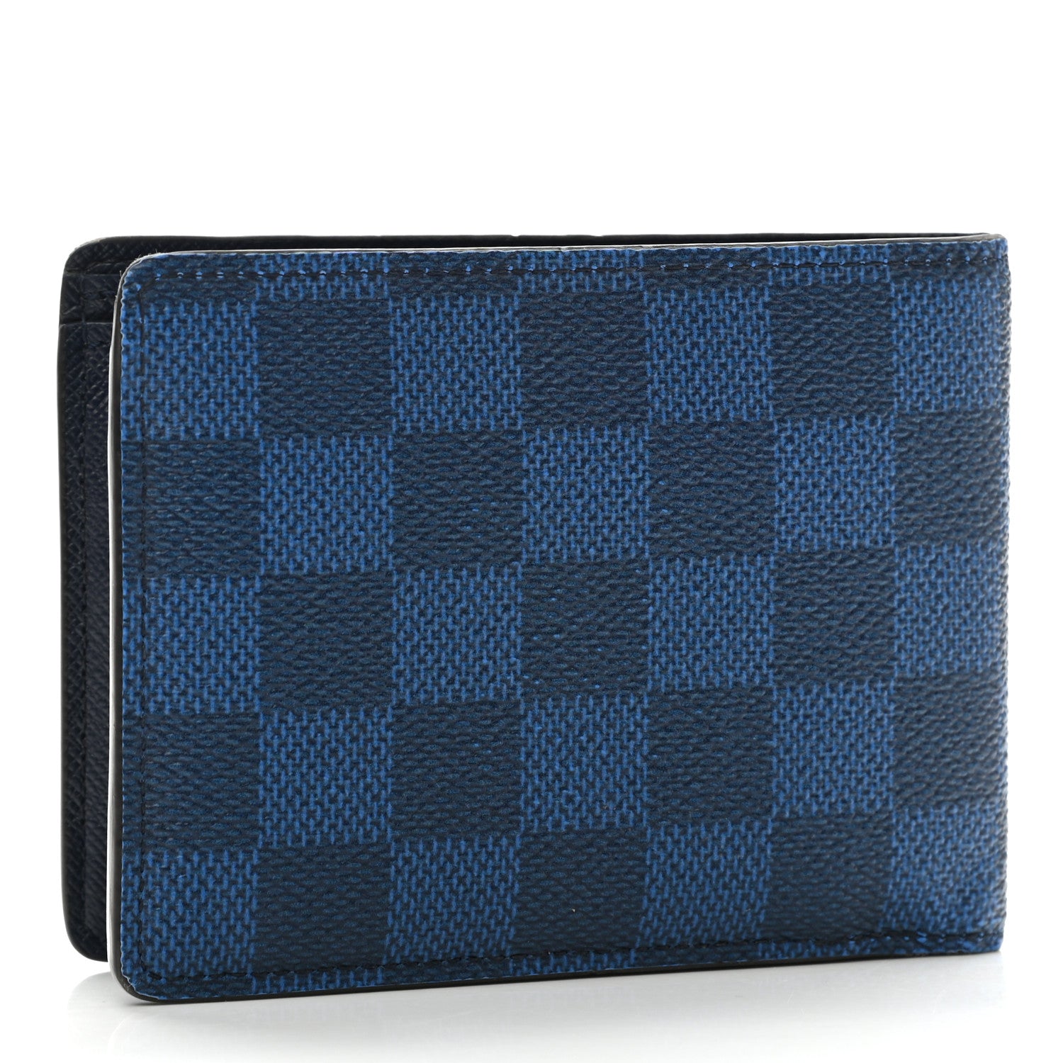 Louis Vuitton Damier Graphite 3D Multiple Wallet Navy 3 of 7
