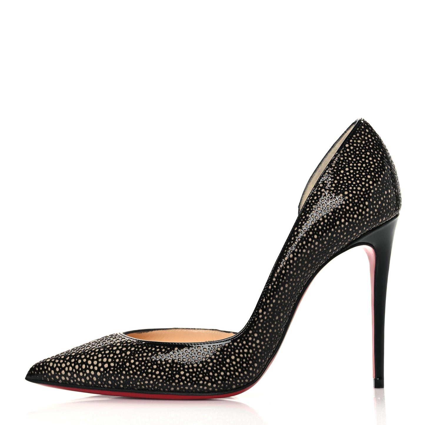 Patent Suede Galupump 100 Pumps 37.5 Black Nude