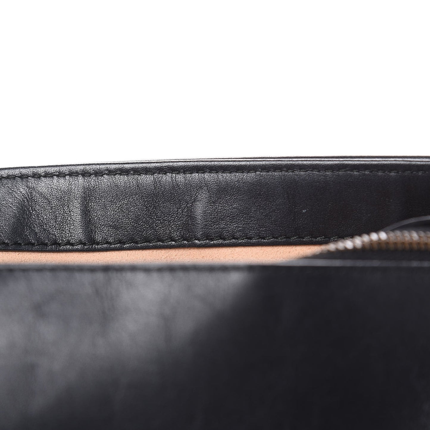 Calfskin Matelasse Medium GG Marmont Shoulder Bag Black