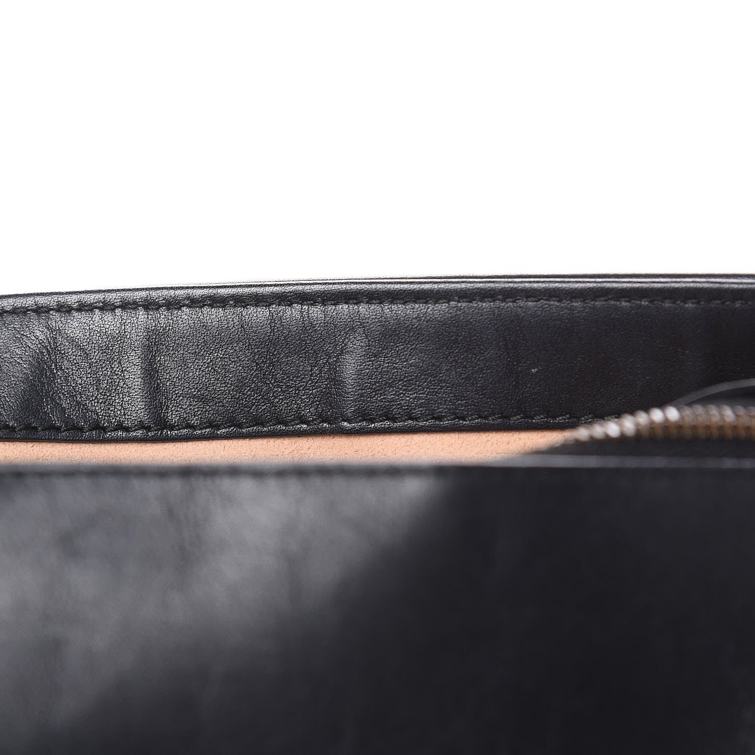 Gucci Calfskin Matelasse Medium GG Marmont Shoulder Bag Black 10 of 15