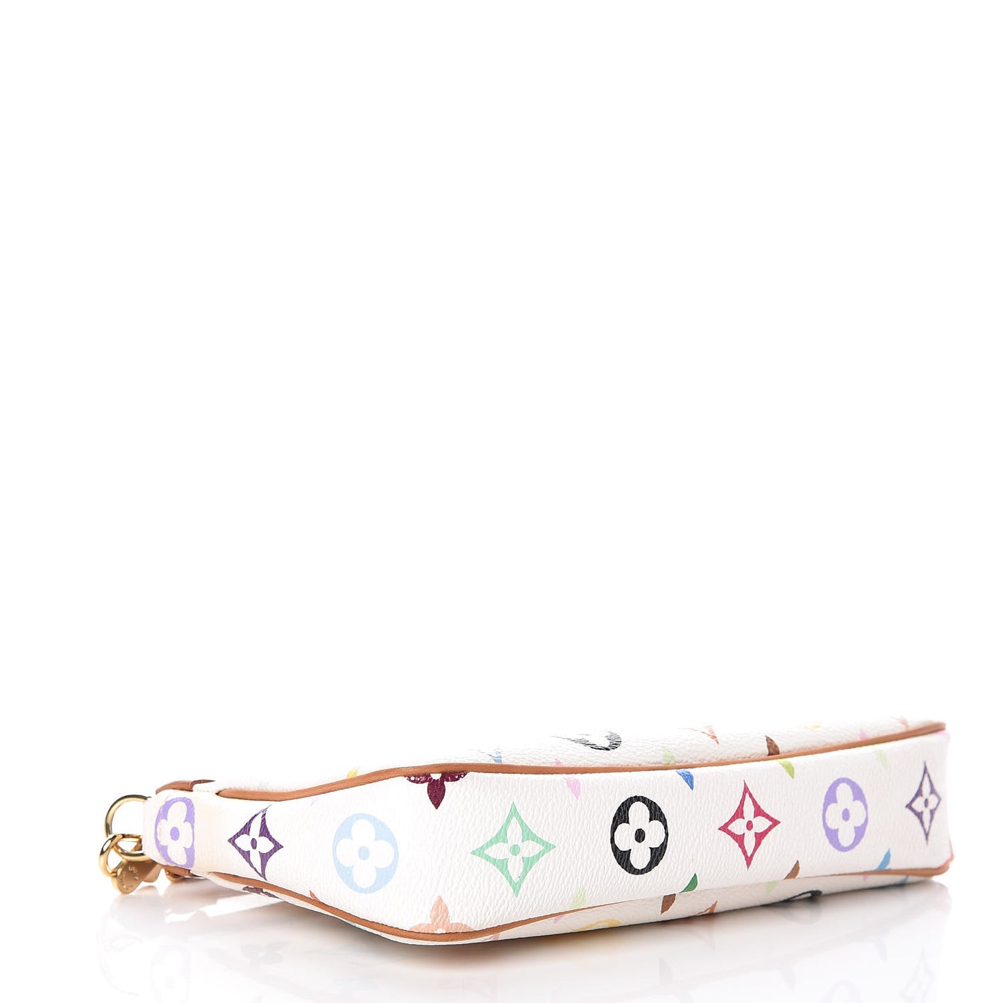 Monogram Multicolor Pochette Accessories White