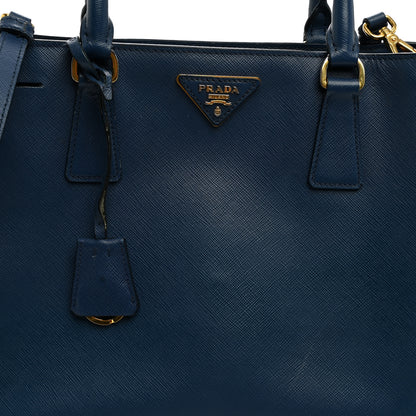 Prada Saffiano Medium Galleria Double Zip Tote Cobalto 9 of 13