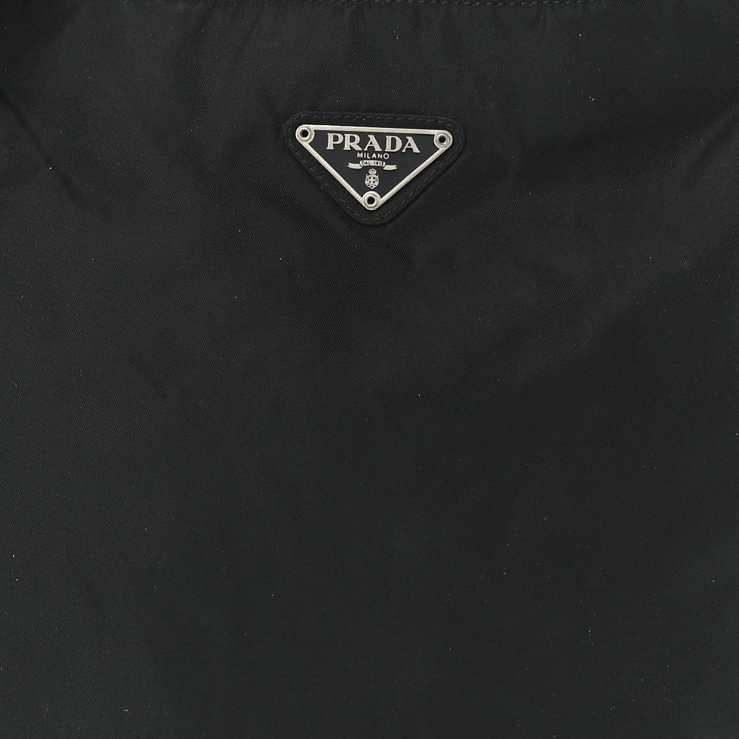 Nylon Calfskin Tote Black