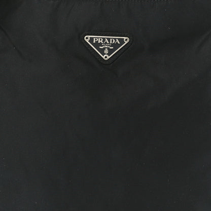 Prada Nylon Calfskin Tote Black 7 of 10