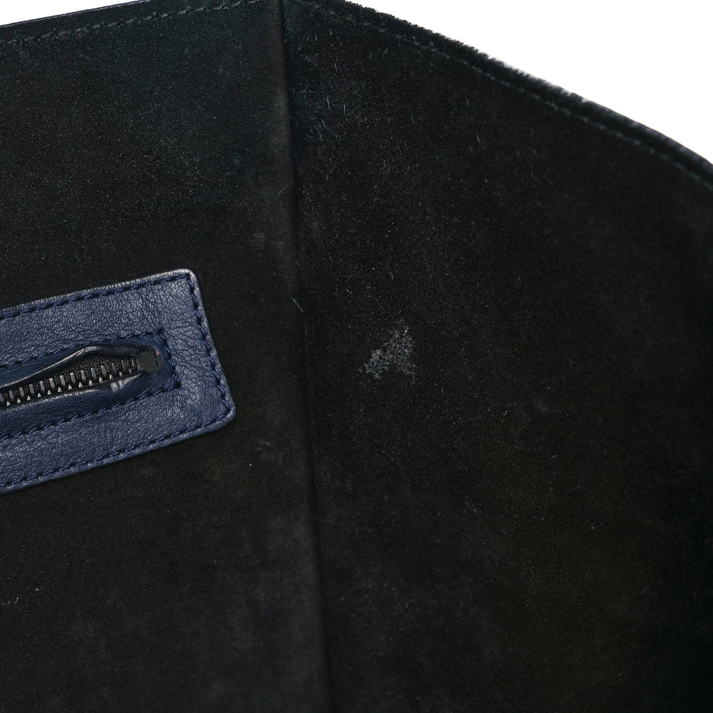 Grained Calfskin Medium Phantom Luggage Indigo