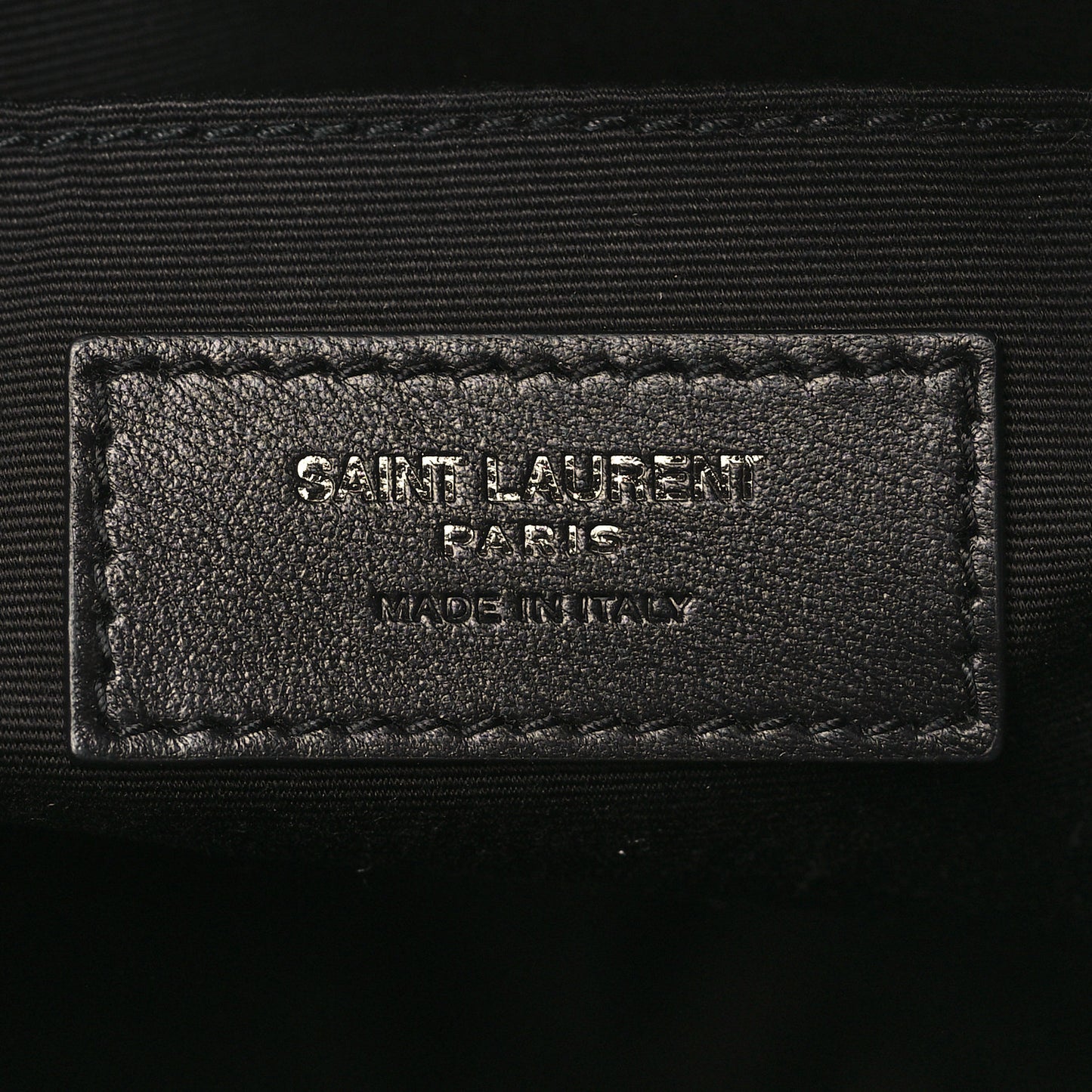 Calfskin Matelasse Monogram Monochrome Lou Camera Bag Black