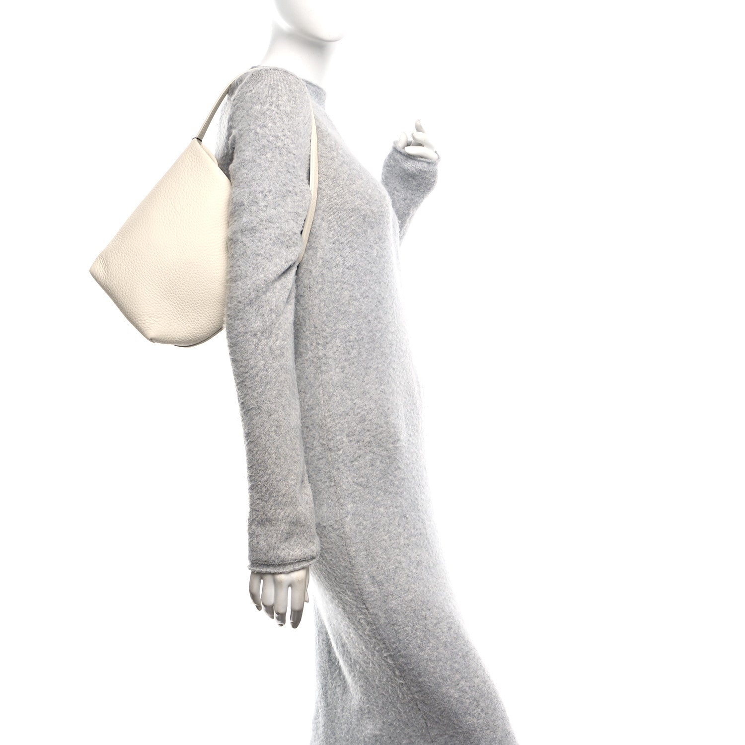 The Row Grained Calfskin Small N/S Park Tote Ivory 1780749