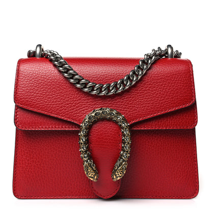 Gucci Calfskin Mini Dionysus Shoulder Bag Hibiscus Red 1 of 9