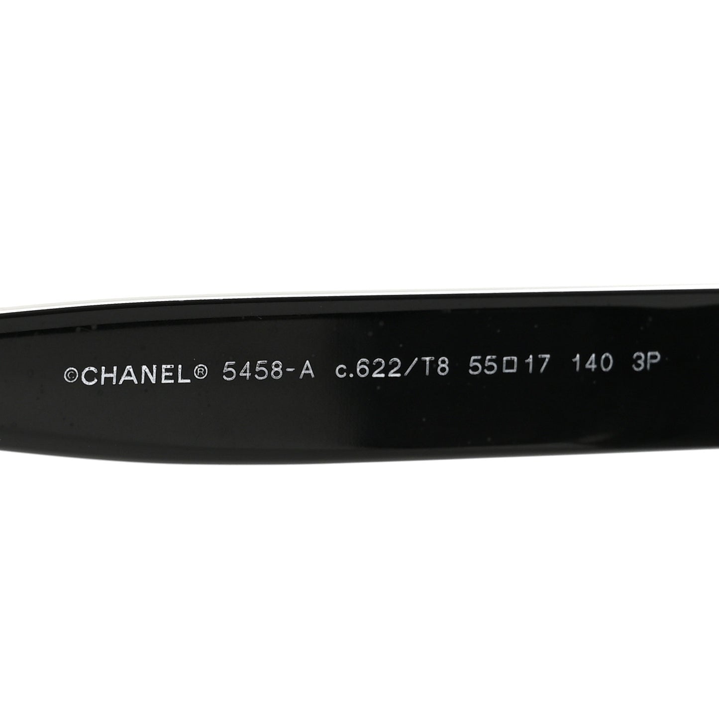 Acetate Pantos Logo Polarized Sunglasses 5458 Black