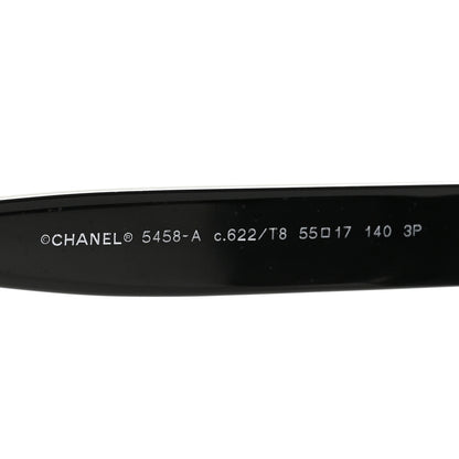 Chanel Acetate Pantos Logo Polarized Sunglasses 5458 Black 5 of 8