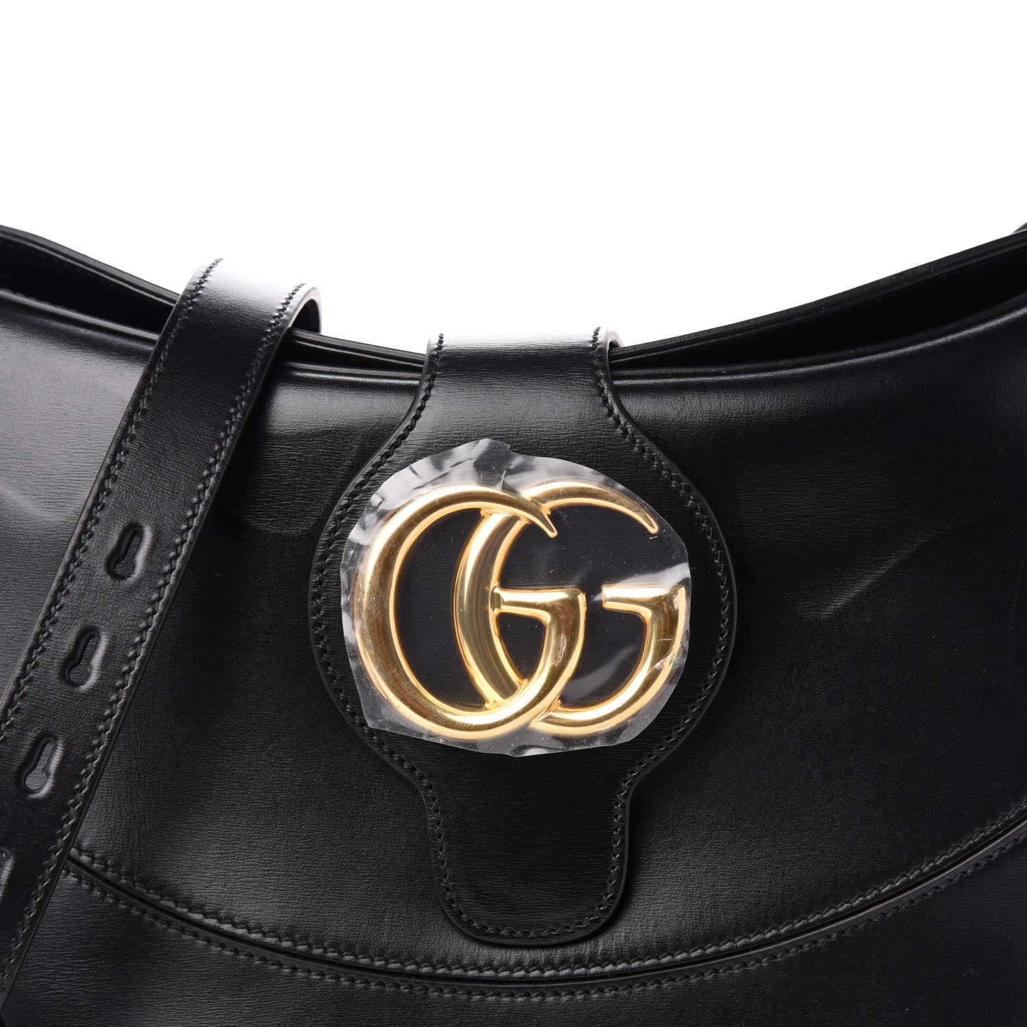 Gucci Calfskin Medium Arli Shoulder Bag Black 11 of 11