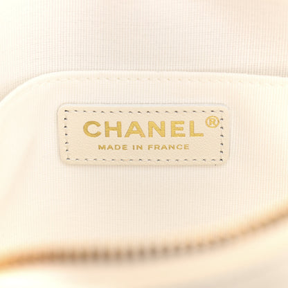 Chanel Calfskin Quilted Large Camera Case White 6 of 11