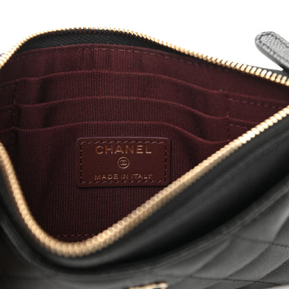 Chanel Caviar Quilted Classic Zip Pouch Black 5 of 8