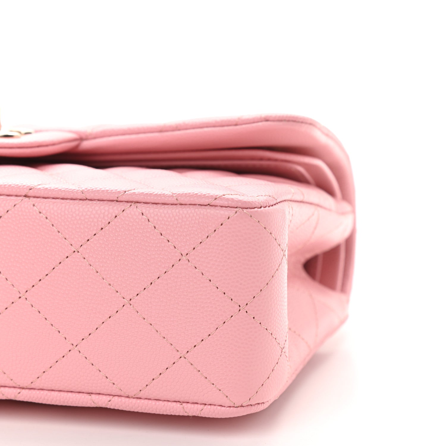 Chanel Caviar Quilted Small Double Flap Pink 9 of 9
