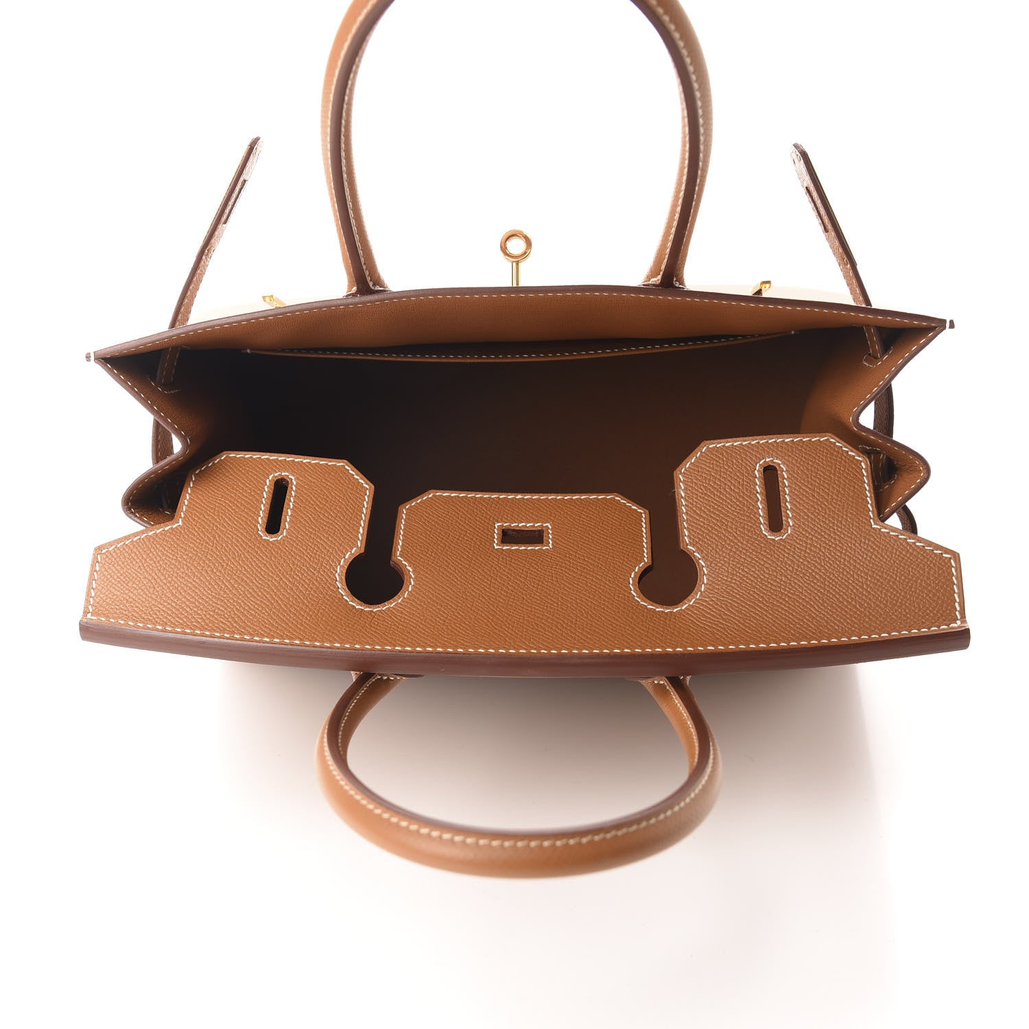 Hermes Madame Calfskin Birkin Sellier 30 Gold 5 of 11