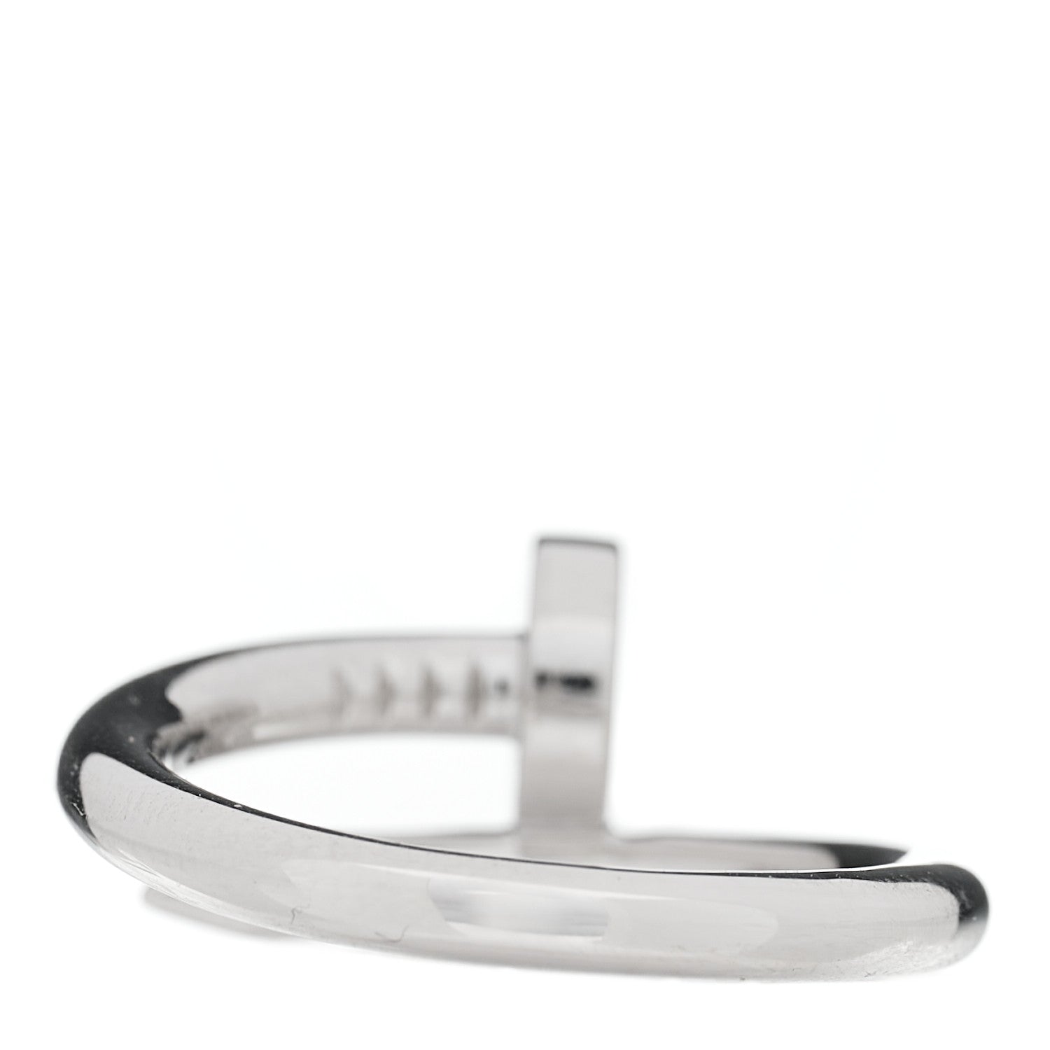 Cartier 18K White Gold Juste Un Clou Ring 54 6.75 3 of 6