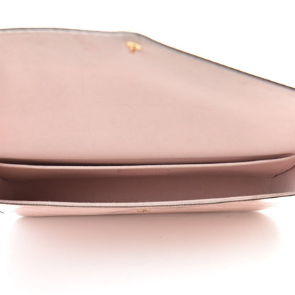 Louis Vuitton Vernis Felicie Chain Wallet Rose Ballerine 6 of 16