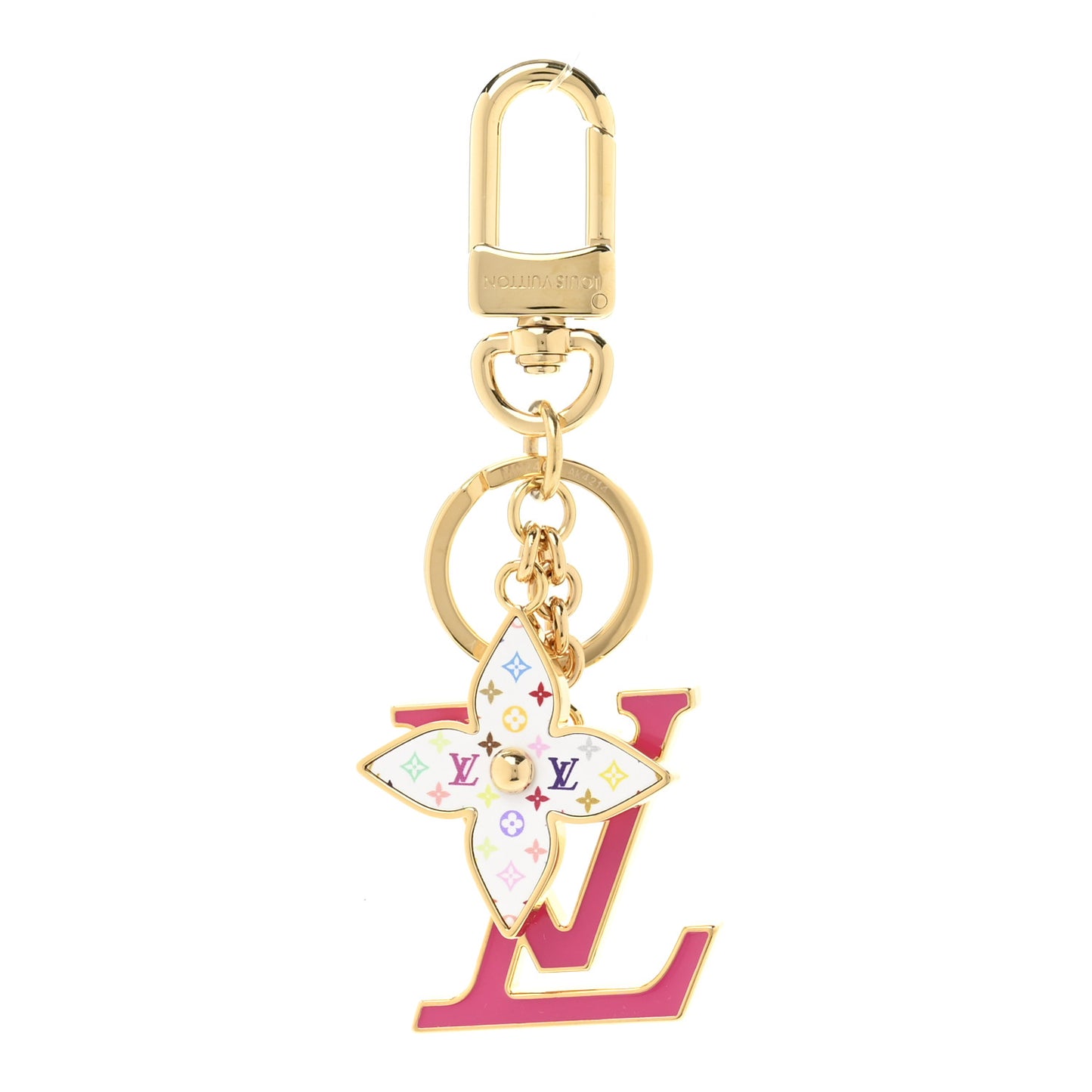 LV X TM Iconic Bag Charm Key Holder Multicolor